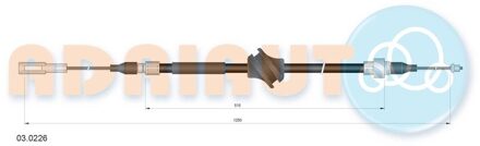 Audi Trekkabel, parkeerrem 030226