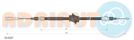 Audi Trekkabel, parkeerrem 030227