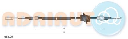 Audi Trekkabel, parkeerrem 030229