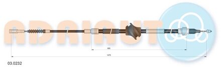 Audi Trekkabel, parkeerrem 030232