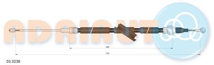 Audi Trekkabel, parkeerrem 030236