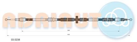 Audi Trekkabel, parkeerrem 030238