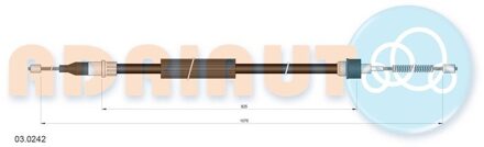 Audi Trekkabel, parkeerrem 030242