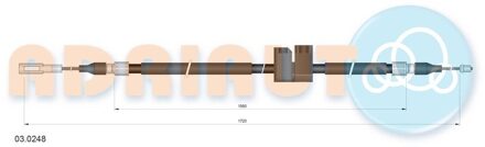 Audi Trekkabel, parkeerrem 030248