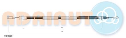 Audi Trekkabel, parkeerrem 030266