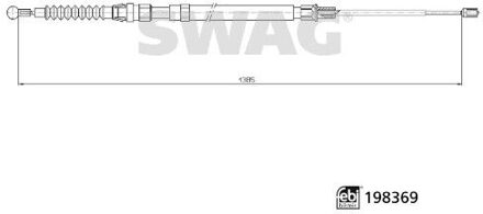 Audi Trekkabel, parkeerrem 33112978