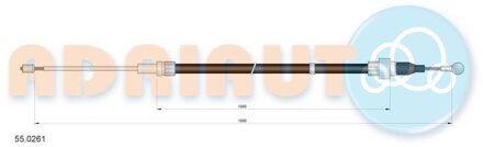 Audi Trekkabel, parkeerrem 550261