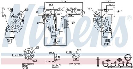 Audi Turbocharger 93285