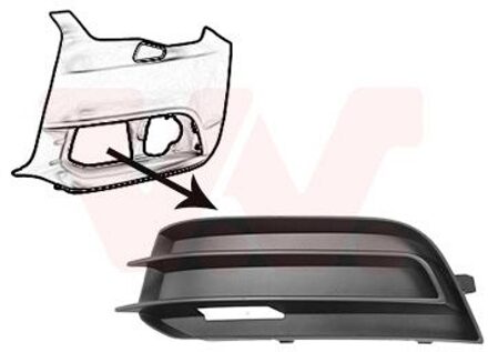 Audi Ventilatiegrille, bumper 0301591