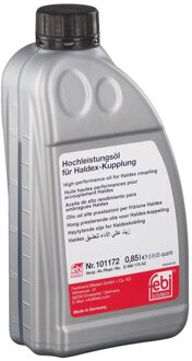 Audi Versnellingsbakolie FEBI Bilstein Haldex Koppeling 850ML 101172
