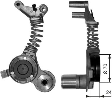 Audi Vibratiedemper, Poly V-riem DriveAlign® T38406