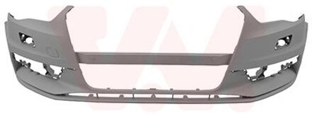 Audi voorbumper in primer 0337576