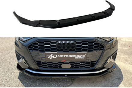 Audi Voorspoiler passend voor Audi A3 (8Y) Hatchback/Sportback 2020- (ABS Glanzend zwart) DXVAU05