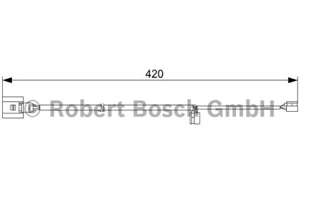 Audi Waarschuwingscontact, remvoering-/blokslijtage Voor