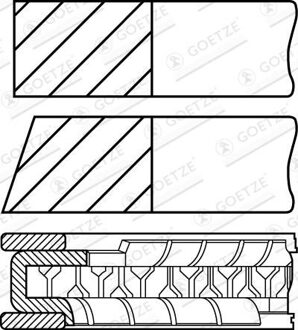 Audi Zuigerveerset 0811610700