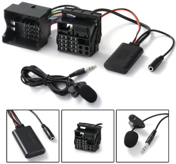 Audio AUX Cable Adapter Bluetooth External MIC For Opel CD30 CDC40 CD70 DVD90 Efficient Music Transmission Version 5.0