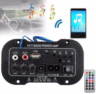 Audio Digitale Amp Auto Bluetooth 2.1 Hi-Fi Bass Power Amp Mini Auto Versterker Radio Audio Digitale Versterker Usb Tf Remote controle