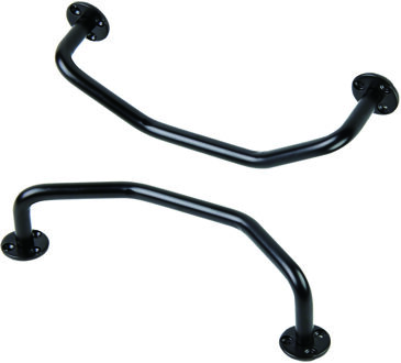 AUDIO SYSTEM Luidspreker Grill 300 mm staal kleur zwart ZMetalbars12