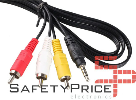 AUDIO VIDEO CABLE stereo JACK 3,5mm - 3 x RCA male JACK SP