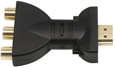 Audio Video Male Naar 3 Rgb Rca Video Audio Adapter Av Component Converter 720P 1080P Digitale Signaal Voor hdtv Dvd Audio Kabel
