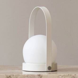 Audo Carrie LED sfeerlamp met accu IP44, wit opaalwit, wit