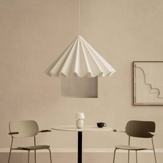 Audo hanglamp Dancing, wit, Ø 65 cm, vilt