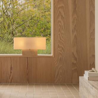 Audo tafellamp Nonna, travertijn-/zandkleurig, hoogte 30 cm zand, lichtbruin