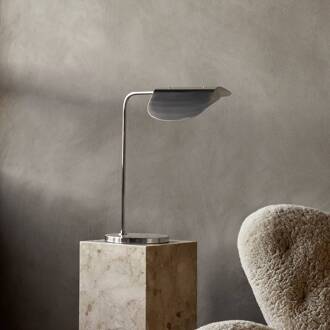 Audo Wing tafellamp, aluminium gepolijst aluminium