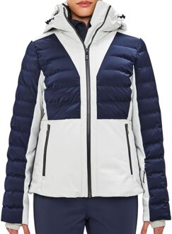 Audrey Skijas Dames wit - donker blauw - 36