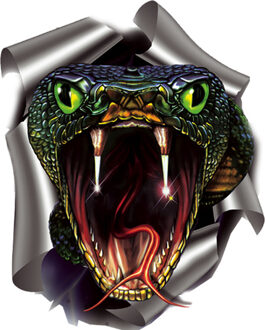 Aufkleber Snake - 17,6x20cm