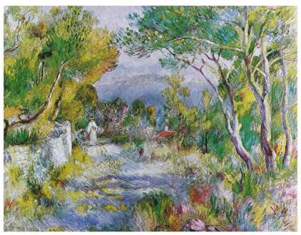 Auguste Renoir - L'estaque, 1882 Kunstdruk 70x50cm