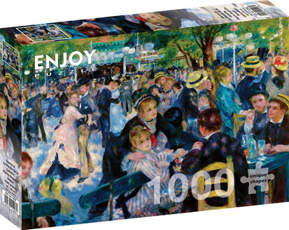 Auguste Renoir - Tanz in Le Moulin de la Galette Puzzel (1000 stukjes)
