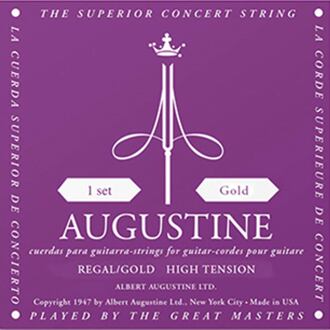 Augustine AU-REGO Gold snarenset klassiek Gold snarenset klassiek, high tension trebles & light tension basses (brass plated)