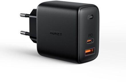 Aukey PA-B3 Oplader Zonder Kabel 2 Usb Poorten 65W Power Delivery