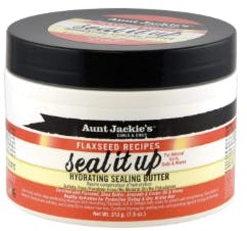 Aunt Jackies Aunt Jackie's Curls & Coils Flaxseed Recipes Seal It Up Hydrating Sealing Butter 213 gr