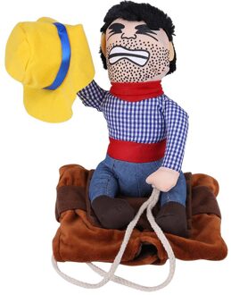 Auporo Huisdieren Kleding Cowboy Cavalier Hond Kostuum Hond Kleding Cavalier Stijl Halloween Huisdier Kostuum Met Pop En Grappig