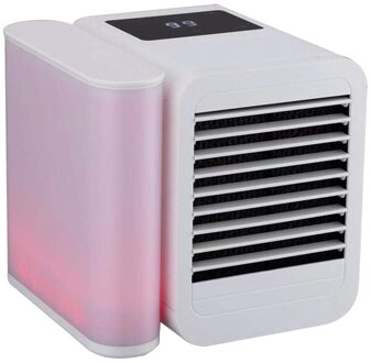 Auporo Mini Luchtkoeler 4 In 1 Airconditioner Luchtbevochtiger Luchtreiniger Lcd Touch Screen 1000Ml Grote Water Tank Persoonlijke luchtkoeler