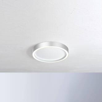 Aura LED plafondlamp Ø 40cm wit/aluminium aluminium, wit