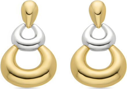 Aured oorbellen afgewerkt in 18k geel goud - One Size