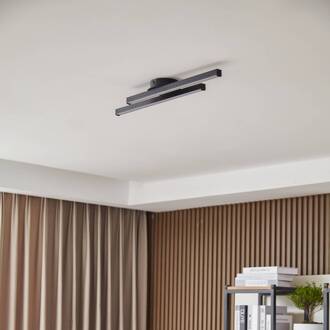 Aurendor LED plafondlamp 60 cm matzwart