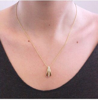 Aurielle Hangers - Boheems Kristal Wit & Goud