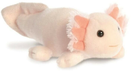 Aurora Eco Nation Pluche knuffeldier Axolotl - roze - 20 cm - Waterdieren thema - Knuffeldier