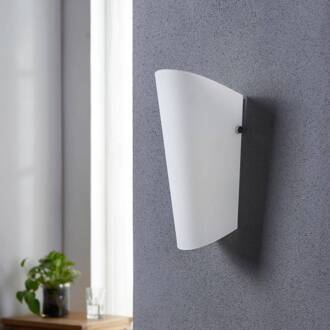 Aurora - elegante wandlamp met glasscherm gematteerd