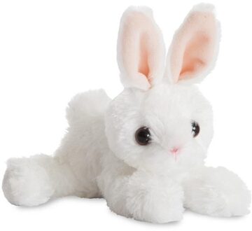 Aurora Knuffel Mini Flopsie Konijn Wit 20,5 Cm