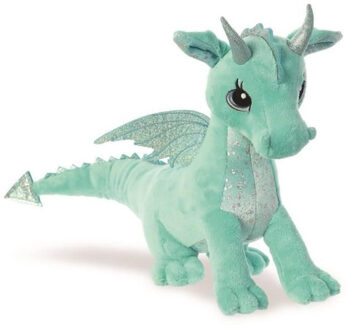 Aurora Knuffel Sparkle Tales Willow Draak Aqua 30,5 Cm Blauw