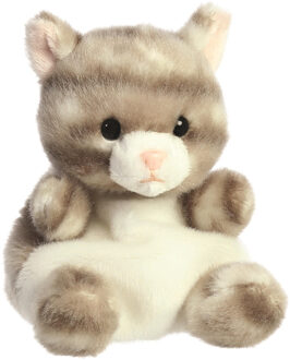 Aurora Pluche dieren knuffel - kat/poes - zittend - 13 cm - huisdieren knuffel