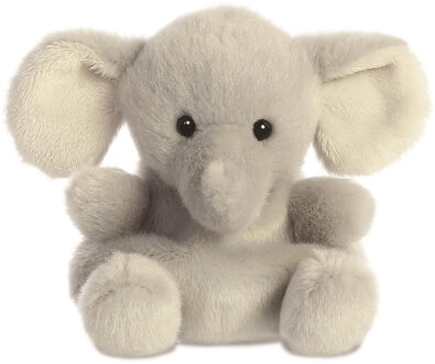 Aurora Pluche dieren knuffels olifant - 13 cm - Knuffeldieren olifanten speelgoed