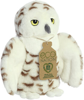Aurora Pluche dieren knuffels sneeuwuil van 20 cm