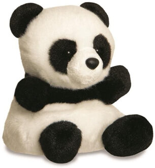 Aurora Pluche dieren knuffels zwart/witte panda van 13 cm Multi