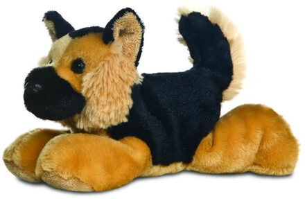 Aurora Pluche herdershond knuffel - 20 cm - Honden knuffels - Knuffeldieren honden speelgoed